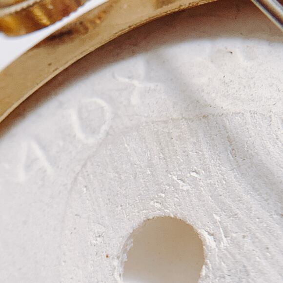 VTG Juliana D&E Brooch Signed Celebrity NY Enamel Porcelain Floral Gold Tone 60s - Picture 12 of 14